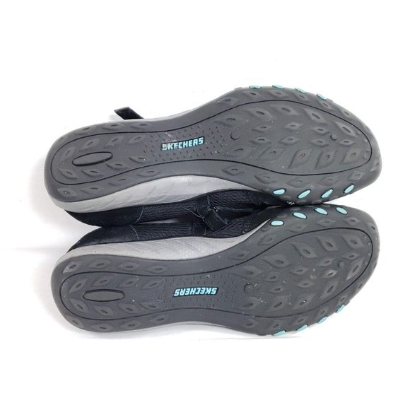 Skechers Mary Jane Shoes Women's Size 8 Black Leather/Mesh - Picture 8 of 8